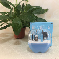 Ensemble de manucure en forme de pomme pour les soins quotidiens, 6 pièces, outils de coupe des ongles en acier inoxydable