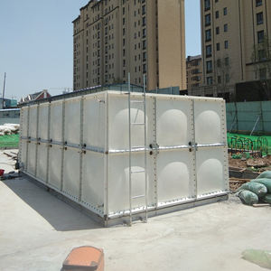 Réservoir d'eau haute pression à panneaux sectionnels en fibre de verre FRP GRP SMC personnalisés de grande capacité, réservoir sous pression, pompe, moteur, moteur 1 - Product Image 4