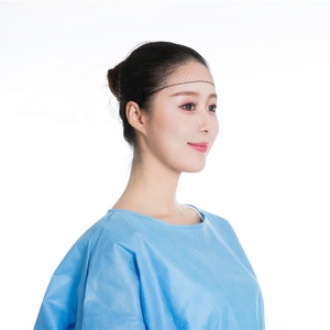 Lot de 20 filets à cheveux <span class=keywords><strong>en</strong></span> maille à bord élastique, jetables, invisibles, 30 pouces, noirs - Product Image 1