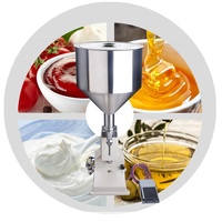 Machine de remplissage de liquides manuelle de petite taille A03, 5-50 ml, pour sacs en verre, huile et produits chimiques, lait, jus, dentifrice