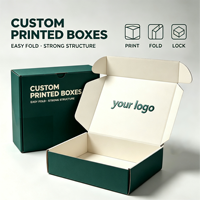 Boîte en carton ondulé kraft pliable personnalisée et recyclable, grande boîte d'expédition postale pour vêtements, boîte cadeau