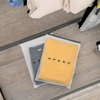 Sacs d'emballage en PE et EVA avec fermeture éclair pour t-shirts et chaussettes, en matériaux recyclés, sacs plastiques personnalisés à fermeture éclair pour vêtements et chaussures avec votre propre logo, de Guangzhou