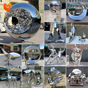 Escultura Abstracta <span class=keywords><strong>de</strong></span> Espejo <span class=keywords><strong>de</strong></span> Acero Inoxidable Personalizada, Proyecto para Exteriores, Monumento, Gran Estatua <span class=keywords><strong>de</strong></span> <span class=keywords><strong>Arte</strong></span> Metálico, Suministro Directo <span class=keywords><strong>de</strong></span> Fábrica, Premium - Product Image 4