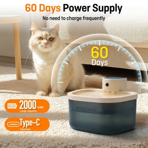 Intelligent Cat Dog Pet Drinking Fountain <b>Water</b> Dispenser Automatic Circulation <b>Filter</b> Sensor Solid Charge - Product Image 4