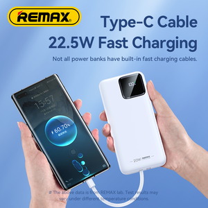RPP-513 Banco de Energía con Cable de Carga Rápida PD+QC de 20W+22.5W, 20000mAh, con Pantalla Digital, RPP-513, Banco de Energía de 20000mAh, RPP-5 - Product Image 5