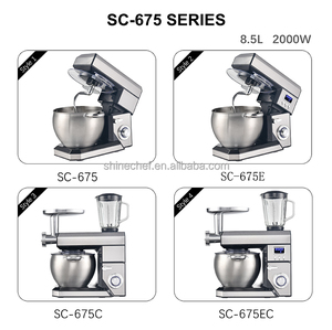 Tự Động Hộ Gia Đình Nhà Bếp Đứng Máy Trộn LED Thời Gian Làm Việc Hiển Thị 8.5L Bột Bánh 1500W Điện Đứng Máy Trộn Thức Ăn - Product Image 6