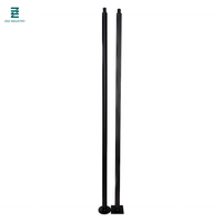 Newel moderne Post Metal Newel avec Base ronde 1-3/16 "x 44"