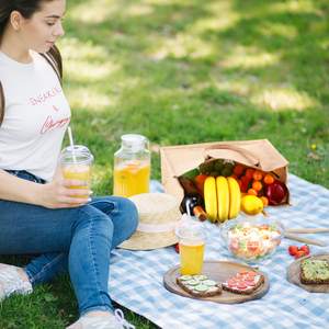 Sac d'épicerie imprimé personnalisé réutilisable Offre Spéciale bon marché avec poignée en toile de jute fourre-tout en jute - Product Image 6