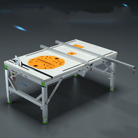 Établi multifonctionnel pour le travail du bois Petite table de scie Portable Table de scie pliante Décoration Établi pliant pour le bricolage 80*120cm