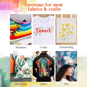 YEEART Draw Nontoxic Acryl Sneakers Edge Color de cuero <span class=keywords><strong>para</strong></span> <span class=keywords><strong>ropa</strong></span> Conjunto de lona Niños <span class=keywords><strong>Pintura</strong></span> de tela 3D - Product Image 5