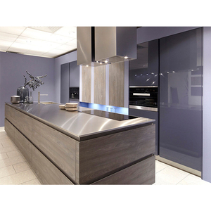 Modern melamina counter <span class=keywords><strong>top</strong></span> HPL PVC mobili da <span class=keywords><strong>cucina</strong></span> unità prodotti da <span class=keywords><strong>cucina</strong></span> di lusso - Product Image 3