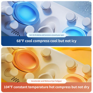 Masajeador de Ojos con Presión de Aire, Vibración, Calor y Frío, con Compresa Caliente, Máscara de Cuidado Ocular Visible con Música - Product Image 6