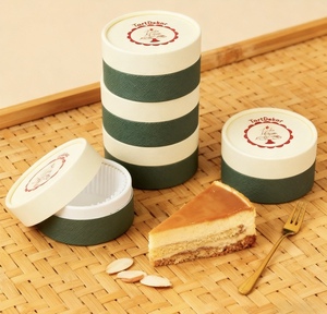 Tubo de Papel Biodegradable de Grado Alimenticio de Lujo, Caja de Regalo de Cartón con Logotipo Personalizado para Empacar Pasteles, Postres y Chocolates - Product Image 2