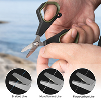 Ensemble d'accessoires de pêche, 5 pièces, pinces de pêche résistantes à la corrosion, couteau de pêche, ciseaux, ensemble d'outils de pêche
