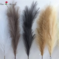 QSLH-545 fausse herbe de la pampa fleur arc de mariage pampa herbe Bouquet décor mariage artificiel rose pampa graines pour la décoration intérieure