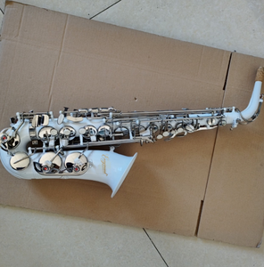 Saxophone Alto Mib Clés d'Or Laque Blanche Professionnel Mi Bémol Alto SAX <span class=keywords><strong>pour</strong></span> Étudiants Débutants - Product Image 4