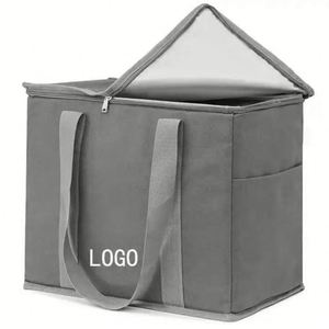 Wholesale Custom Cheap Promotional Reusable Eco-Friendly Aluminum Foil Picnic Grocery Folding Thermal Insulated Cooler Bags - Product Image 5