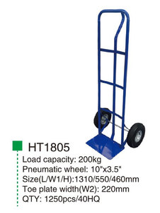 Industrial Cart <strong>Dolly</strong> with Vertical Handle, 1000 Lbs Loading Capacity - Product Image 2