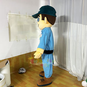 Disfraz de Mascota de Plomero Azul, el Más Vendido, <span class=keywords><strong>para</strong></span> Adultos Unisex, Traje de Personaje de Servicio, Logotipo Personalizado, Promoción de Negocios Locales - Product Image 2