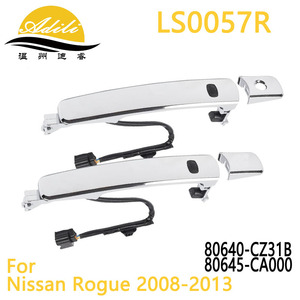 มือจับประตูด้านนอกนิสสัน โร้ก ปี 2010-2013 รุ่น 80640-CZ31B 80645-CA000 ชุบโครเมียม อะไหล่ทดแทน - Product Image 2
