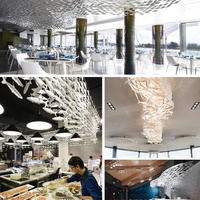 Lampe d'intérieur moderne en forme de poisson personnalisable, décoration moderne pour hôtel et restaurant, lustre en céramique en forme de poisson à montage en surface