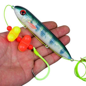 Nouveau lot <span class=keywords><strong>de</strong></span> 5 pièces par sac 8/0 #   10/0 #   <span class=keywords><strong>Leurre</strong></span> flottant pour poisson-chat, type crayon, avec perles flottantes, hameçon monté sur <span class=keywords><strong>leurre</strong></span>, pour eau douce et eau salée - Product Image 3