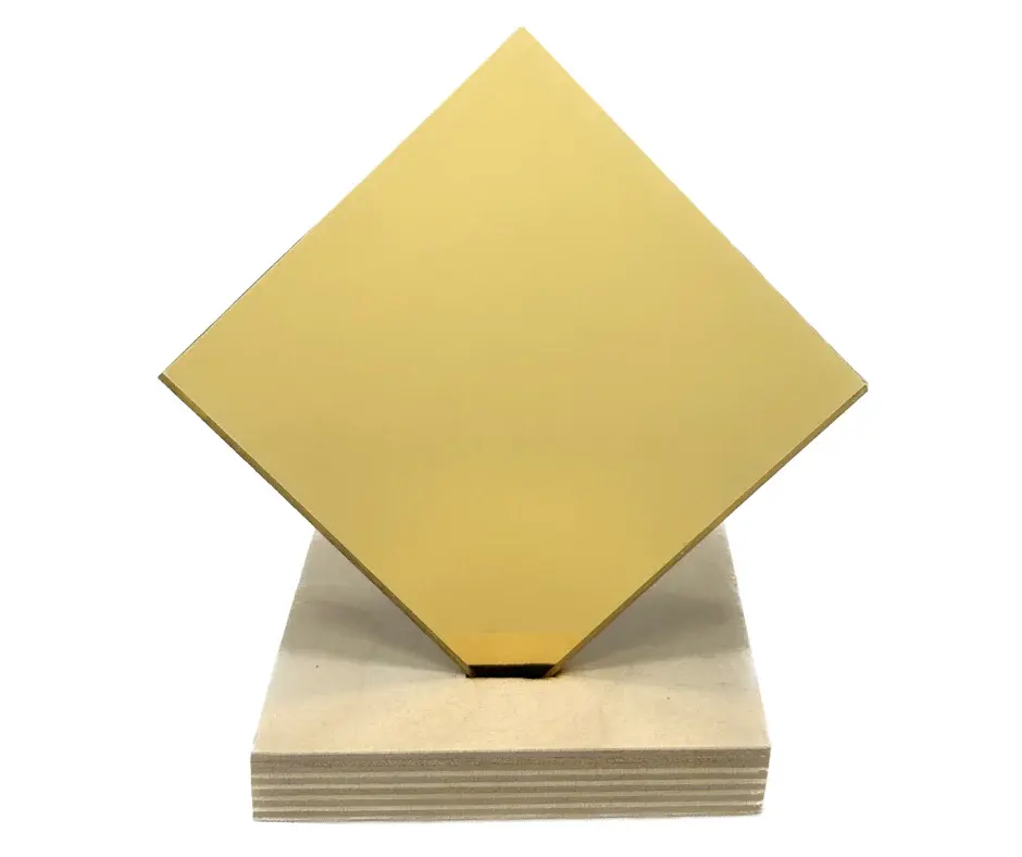 Üretici parlak akrilik levha elmas akrilik levha metalik altın 1mm lazer kesim altın ayna akrilik sanat için