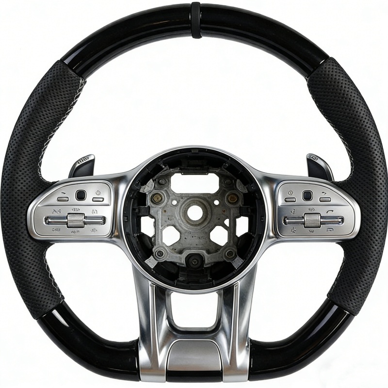 Classic Peach Wooden Car Steering Wheel (Mercedes-Benz Fitment), photo 2