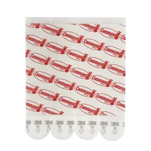3 M White Large Refill Adhesive Strips Offer An Easy And Damage Free way To Move And Rehang Your 3 M Wall Hooks