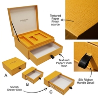 Boîte cadeau de luxe personnalisée pour cosmétiques, en carton rigide, avec compartiment et plateau, pour ensemble de soins de la peau et maquillage, logo personnalisé