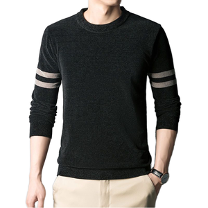 Suéter de Punto Casual para Hombre, Antiarrugas, 100% Algodón, Alta Calidad, Transpirable, Cuello Redondo, Manga Larga, Color Personalizado, Otoño - Product Image 5