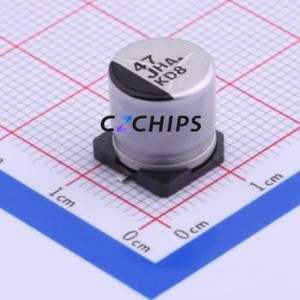 Condensador Electrolítico de Aluminio SMD EEEHA1J470P, D10xL10.2mm 47uF 20% 63V 50mA-120Hz - Product Image 1