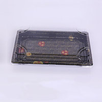 Boîte à sushi jetable de qualité supérieure avec logo personnalisé, boîtes de luxe à emporter, service de livraison à emporter, boîte à sushi