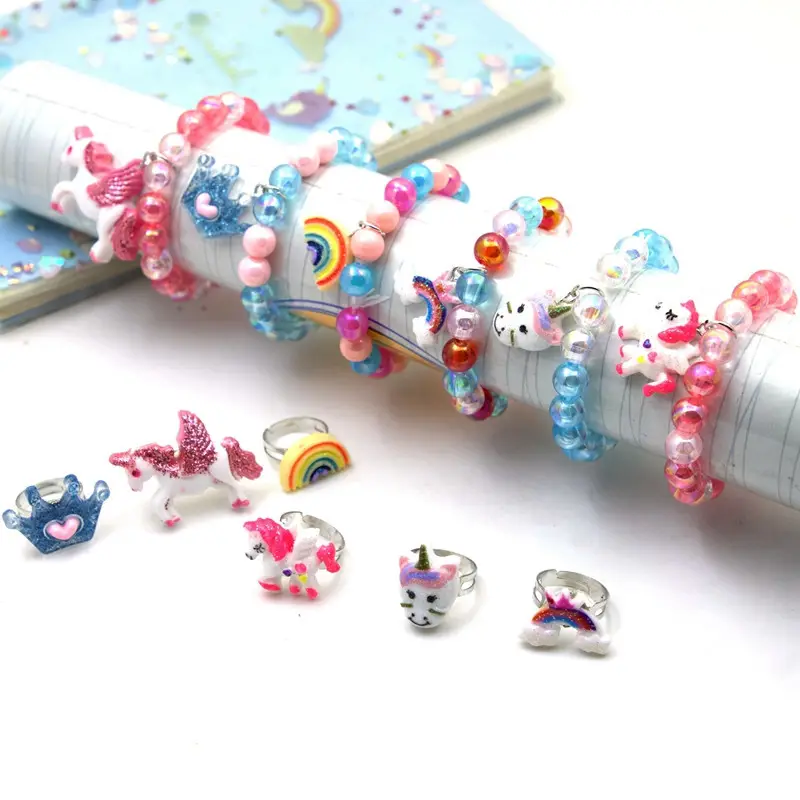 Custom Mode Bead Crystal Kids Armbanden Sieraden Charms Fun Nieuwe Voor Jongen En Meisje