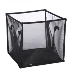 Grand panier à linge pliable en maille, sac de rangement pliable en tissu polyester, vente en gros, personnalisable - Product Image 1