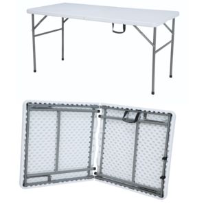 Mesas Plegables Rectángulo barato de alta calidad plegable Banquete Rectangular Fiesta Evento Jardín Camping Picnic Mesa plegable para la venta - Product Image 1