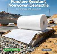 Géotextile non tissé résistant aux perforations pour le drainage et la séparation