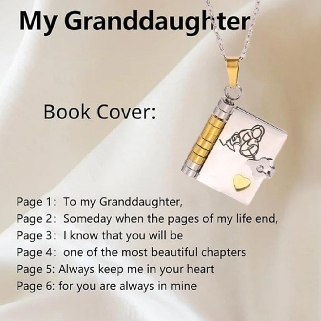 [10]Gift for granddaughter: gold-plated necklace (