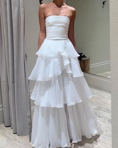 OEM Summer Elegant Women Fashion Casual Women <strong>Dress</strong> Ladies <strong>White</strong> Chiffon Polyester Sexy Prom <strong>Dress</strong> Sleeveless Floor Length <strong>Dress</strong> - Product Image 2