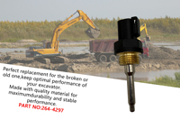 Capteur de température du liquide de refroidissement du moteur, capteur de température de l'eau 264-4297 pour moteur Caterpillar C9, excavatrice 320D