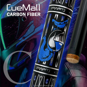 CueMall 19oz Carbon Fiber Snooker Billiard Cue 12.5mm Cue Head Low-Deflection Designed for Precise Hitting Excellent Feel - Product Image 2