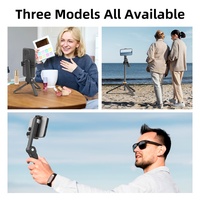 Mini trépied professionnel en fibre de carbone pour téléphone, stabilisateur de cardan, perche à selfie pliable, télécommande sans fil pour smartphone