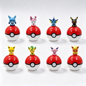 Ensemble de figurines d'action en PVC Eevee Family Fairy Eevee de la série <span class=keywords><strong>Pokemon</strong></span> Ball Adventures 2, ornement de bureau pour la décoration - Product Image 1
