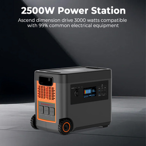 <span class=keywords><strong>2500W</strong></span> EU 재고 야외 캠핑 태양열 발전기 AC DC Lifepo4 리튬 배터리 올인원 태양 전지 <span class=keywords><strong>UPS</strong></span> 휴대용 발전소 - Product Image 4