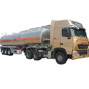 HOWO Oil Storage Tanker Truck 47000 Liter Sattel auflieger LKW Kraftstoff tanker Anhänger