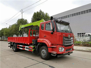 Factory supplier 4x2 HOWO NX Truck <b>Cranes</b> 8 ton 10 ton straight boom <b>crane</b> truck for sale - Product Image 5