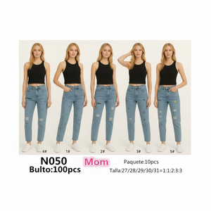 N050 Canotta da Donna in Cotone, Girocollo, Tinta Unita, Casual, Traspirante, Lavorata a Maglia, Lunghezza Regolare, Disponibile - Product Image 1