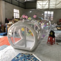 Vente en gros de maisons à bulles gonflables transparentes en PVC personnalisées, étanches, assemblage automatique, utilisation en plein air pour les fêtes