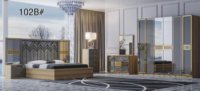 Meubles de hall d'hôtel 4 ou 5 étoiles, ensemble de meubles de chambre à coucher miroir de luxe
