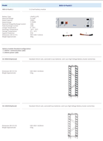 Batterie Deye Bos-g Pro empilable 5,12 kWh, stockage d'énergie, haute tension, batteries lithium-ion Lifepo4